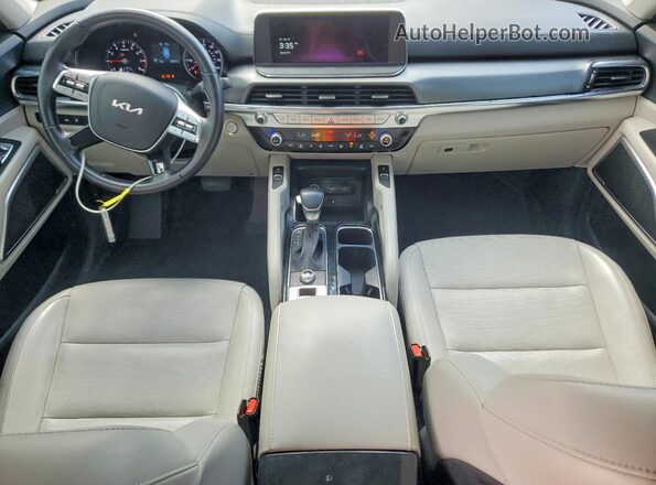 5XYP6DHC0NG238953 2022 KIA TELLURIDE Black წინა პანელის ხედი