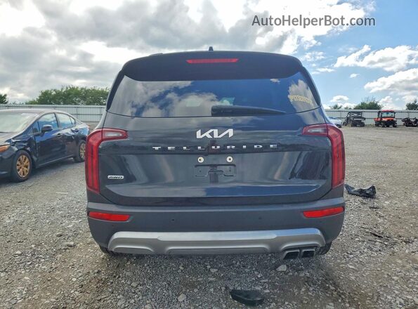 5XYP6DHC0NG238953 2022 KIA TELLURIDE Black უკანა ხედი
