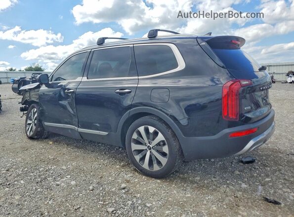 5XYP6DHC0NG238953 2022 KIA TELLURIDE Black უკანა მარცხენა