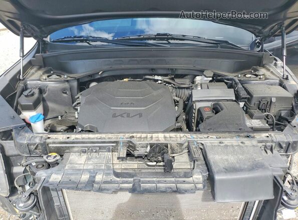 5XYP6DHC0NG238953 2022 KIA TELLURIDE Black ძრავის განყოფილების ხედი