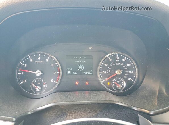 5XYP6DHC1LG002888 2020 KIA TELLURIDE Черный Вид щитка приборов