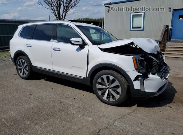 5XYP6DHC1MG137404 2021 KIA TELLURIDE White Передня права чверть