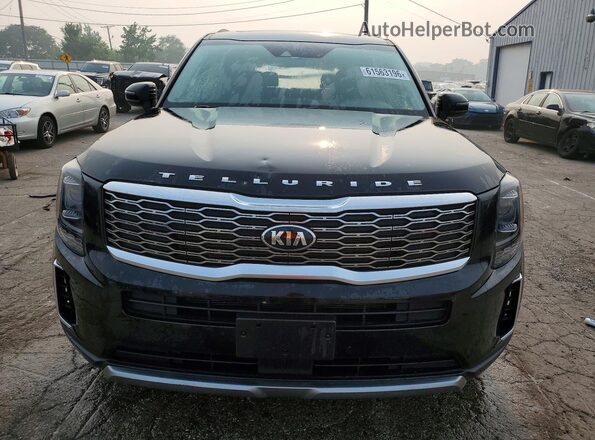 5XYP6DHC1MG175134 2021 KIA TELLURIDE Black Widok z przodu