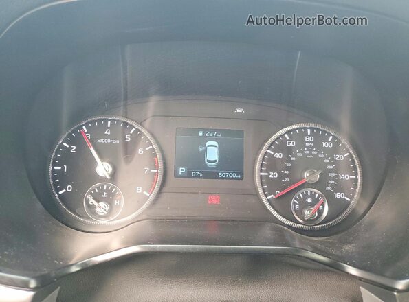 5XYP6DHC1MG175134 2021 KIA TELLURIDE Black Widok zestawu wskaźników