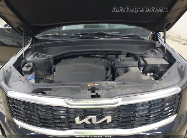 5XYP6DHC2NG258959 2022 KIA TELLURIDE Black Вид ззаду