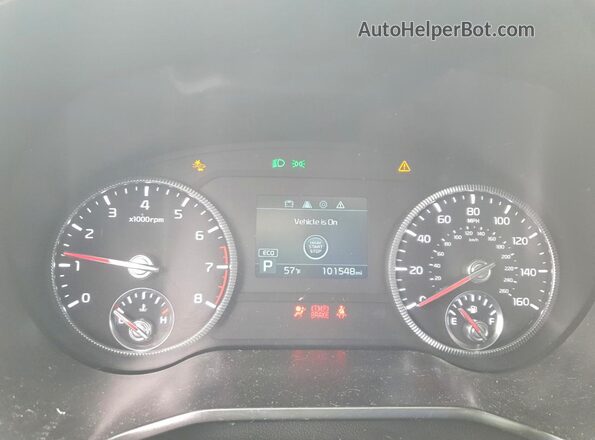 5XYP6DHC4MG122959 2021 KIA TELLURIDE White Instrument cluster view