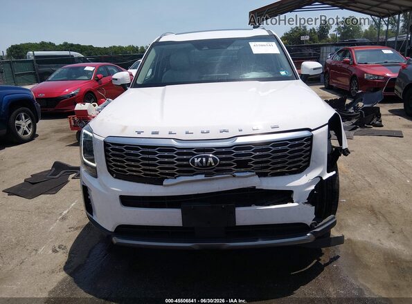 5XYP6DHC4MG139289 2021 KIA TELLURIDE White Widok zestawu wskaźników