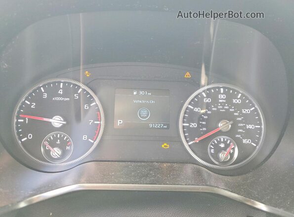 5XYP6DHC5LG007513 2020 KIA TELLURIDE Brown Սարքավորումների վահանակի տեսք