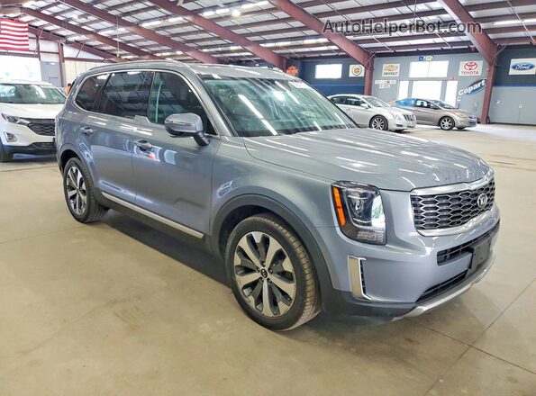 5XYP6DHC5LG011125 2020 KIA TELLURIDE Серый Передняя правая четверть