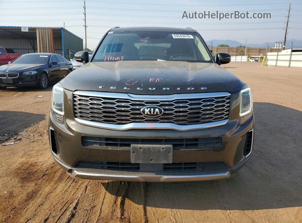 5XYP6DHC5LG013778 2020 KIA TELLURIDE Black წინა ხედი