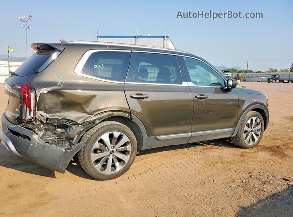 5XYP6DHC5LG013778 2020 KIA TELLURIDE Black უკანა მარჯვენა