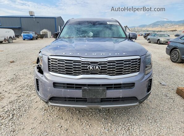 5XYP6DHC5MG174925 2021 KIA TELLURIDE Gray Vista frontal