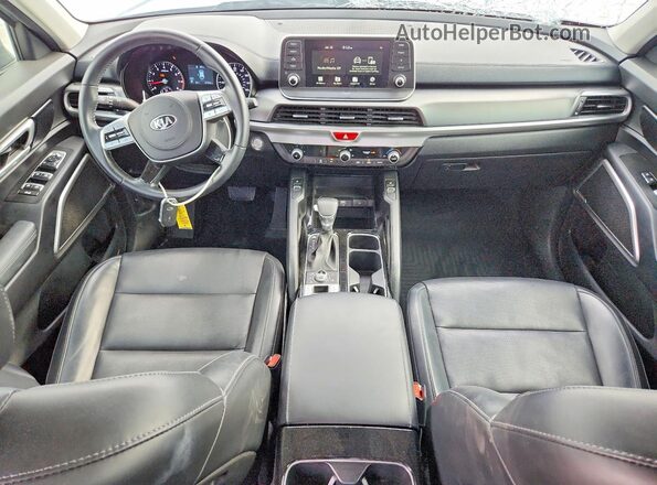 5XYP6DHC5MG174925 2021 KIA TELLURIDE Gray Vista del salpicadero
