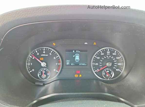5XYP6DHC5MG174925 2021 KIA TELLURIDE Gray Vista del cuadro de instrumentos