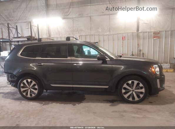 5XYP6DHC5NG285833 2022 KIA TELLURIDE Серый Вид задней части салона