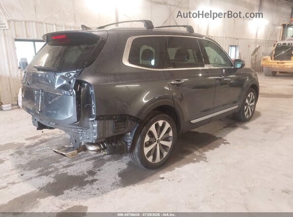 5XYP6DHC5NG285833 2022 KIA TELLURIDE Серый Задняя правая четверть