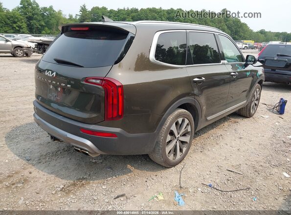 5XYP6DHC5NG286304 2022 KIA TELLURIDE Brown Задня права чверть