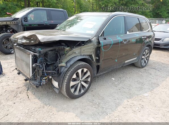 5XYP6DHC5NG286304 2022 KIA TELLURIDE Brown Передня ліва чверть