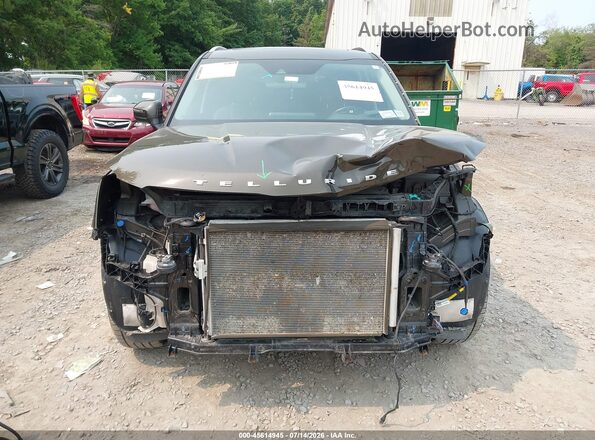 5XYP6DHC5NG286304 2022 KIA TELLURIDE Brown Вид щитка приладів