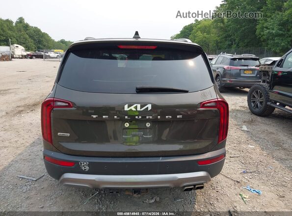 5XYP6DHC5NG286304 2022 KIA TELLURIDE Brown 