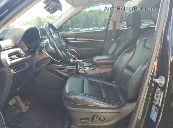 5XYP6DHC7MG181973 2021 KIA TELLURIDE Черный Вид салона спереди