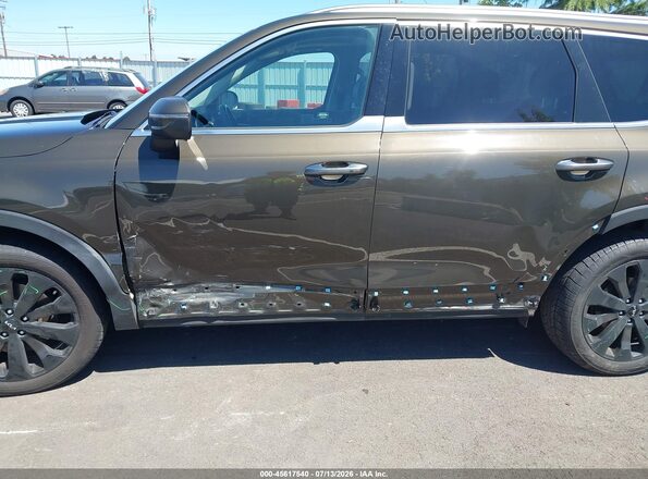 5XYP6DHC7NG229781 2022 KIA TELLURIDE Коричневый Вид спереди