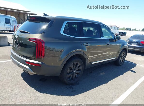 5XYP6DHC7NG229781 2022 KIA TELLURIDE Коричневый Задняя правая четверть