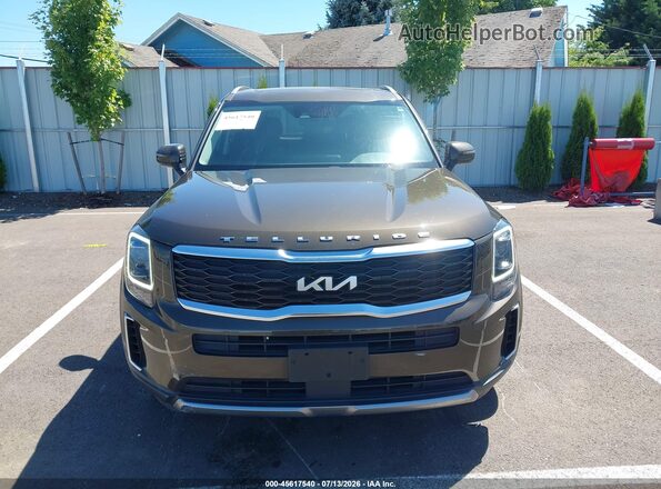 5XYP6DHC7NG229781 2022 KIA TELLURIDE Коричневый Вид щитка приборов