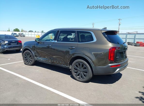 5XYP6DHC7NG229781 2022 KIA TELLURIDE Коричневый Задняя левая четверть