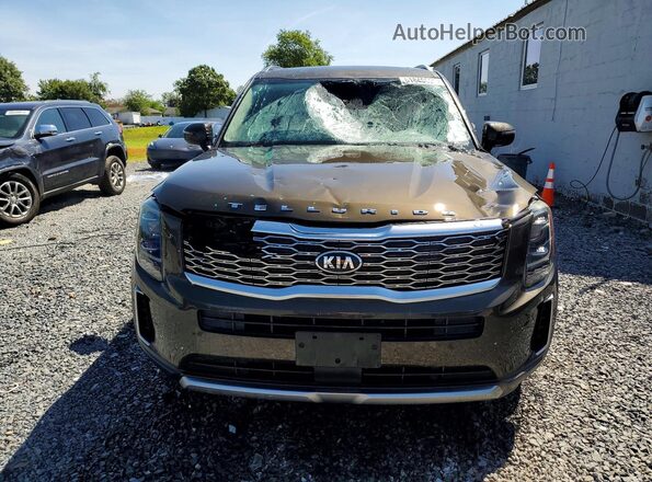 5XYP6DHC8LG005805 2020 KIA TELLURIDE Brown Դիմացի տեսք