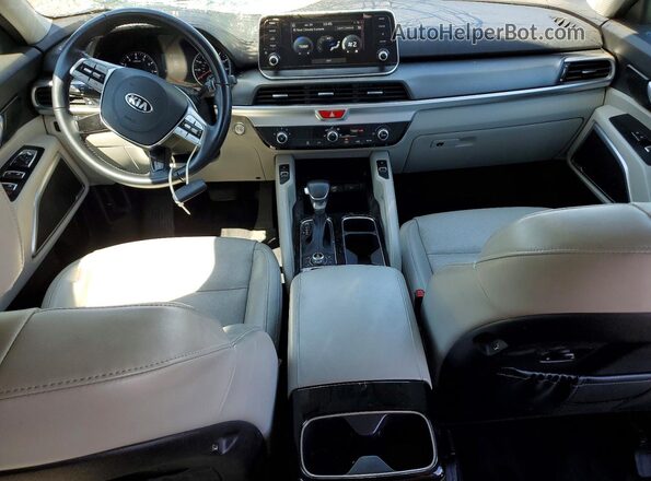 5XYP6DHC8LG005805 2020 KIA TELLURIDE Brown Առջևի վահանակի տեսք