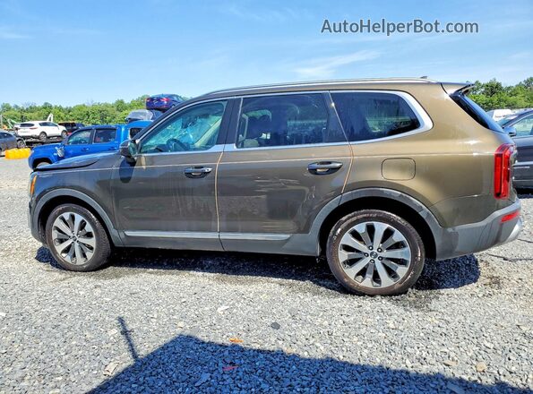 5XYP6DHC8LG005805 2020 KIA TELLURIDE Brown Հետևի ձախ