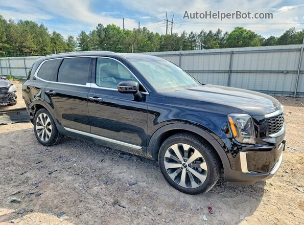5XYP6DHC8NG314273 2022 KIA TELLURIDE Black Передня права чверть