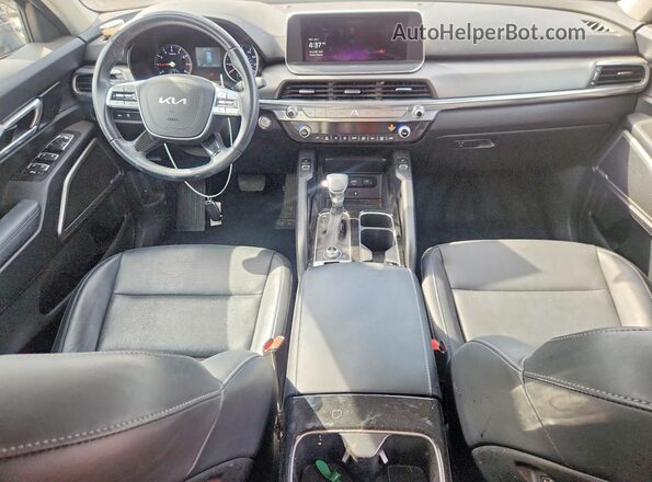 5XYP6DHC8NG314273 2022 KIA TELLURIDE Black Вид панелі приладів