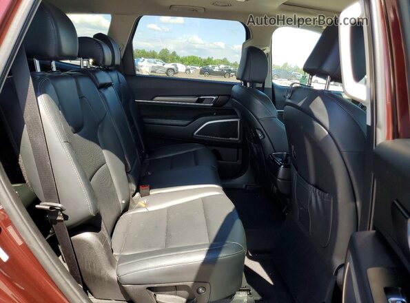 5XYP6DHC9LG006560 2020 KIA TELLURIDE Burgundy უკანა სალონის ხედი