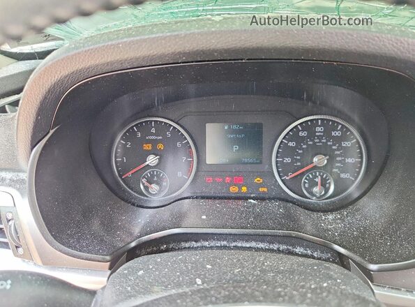 5XYP6DHC9LG044290 2020 KIA TELLURIDE White Instrument cluster view