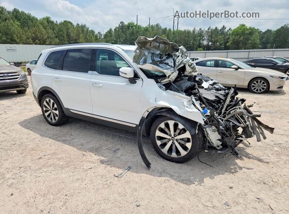 5XYP6DHC9LG044290 2020 KIA TELLURIDE White Front right
