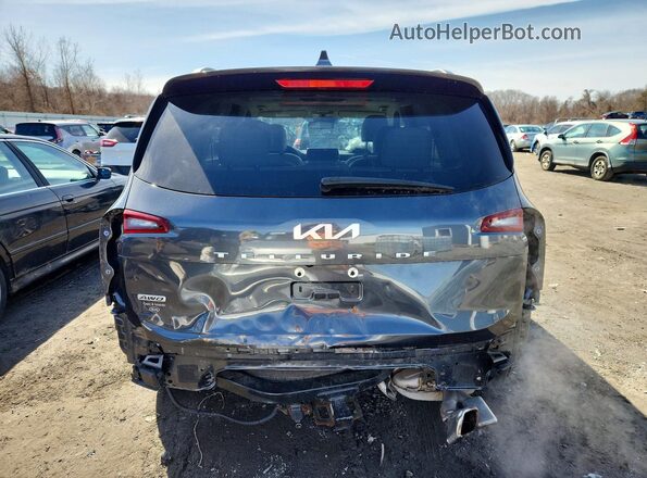 5XYP6DHC9NG229278 2022 KIA TELLURIDE Gray Vista trasera