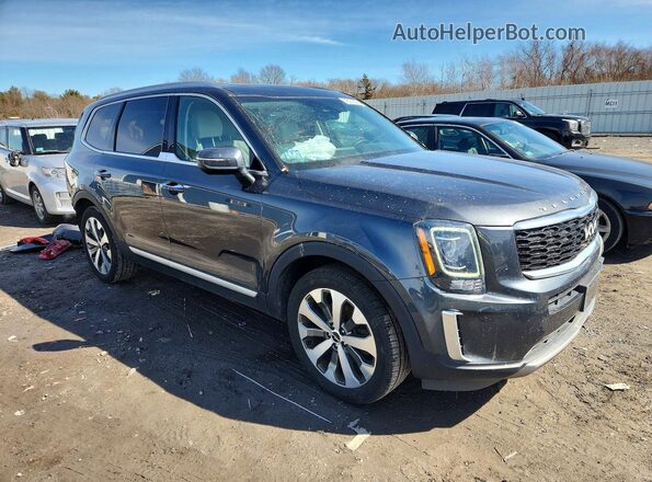 5XYP6DHC9NG229278 2022 KIA TELLURIDE Gray Delantero derecho