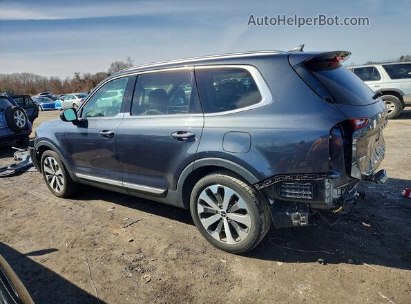 5XYP6DHC9NG229278 2022 KIA TELLURIDE Gray Trasero izquierdo