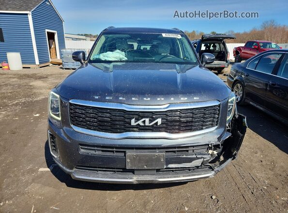 5XYP6DHC9NG229278 2022 KIA TELLURIDE Gray Vista frontal