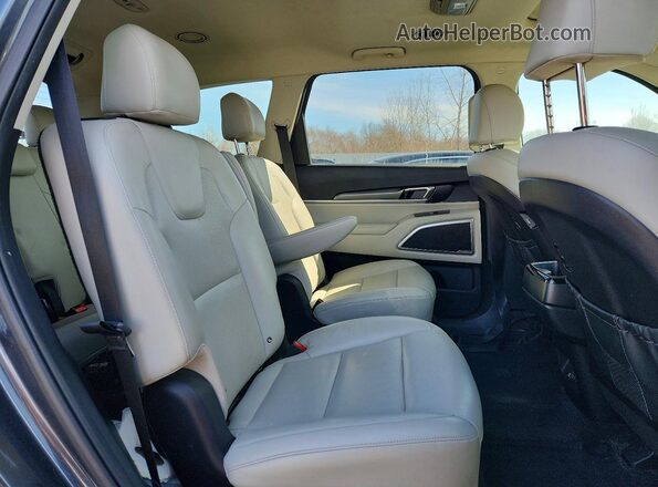 5XYP6DHC9NG229278 2022 KIA TELLURIDE Gray Vista interior trasera