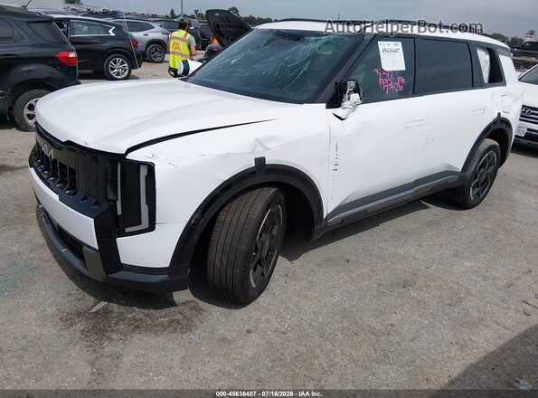 5XYPC5S13VG037098 2027 KIA TELLURIDE White Առջևի ձախ երեք քառորդ տեսարան