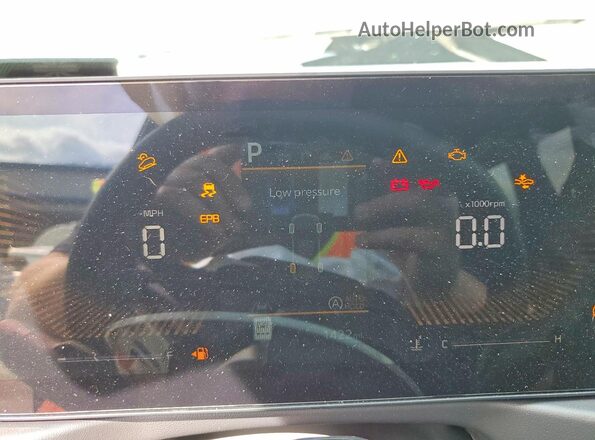 5XYPE5S11VG012193 2027 KIA TELLURIDE Silver Widok zestawu wskaźników