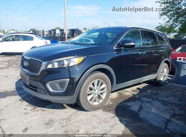 5XYPG4A32GG081744 2016 KIA SORENTO Черный Передняя левая четверть