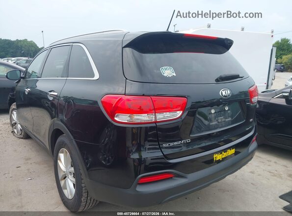 5XYPG4A32HG191601 2017 KIA SORENTO Black უკანა მარცხენა