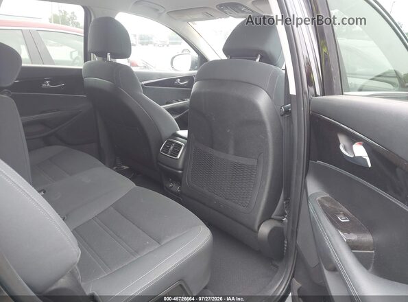 5XYPG4A32HG191601 2017 KIA SORENTO Black VIN კოდის სტიკერის ხედი