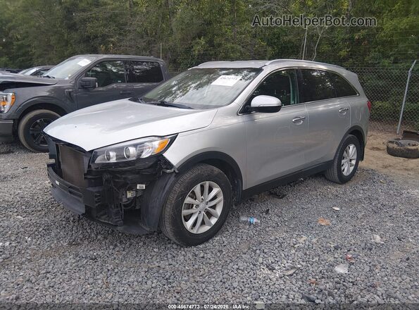 5XYPG4A32JG373630 2018 KIA SORENTO Silver წინა მარცხენა ხედი სამი მეოთხედიდან