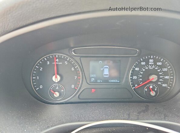 5XYPG4A32LG673736 2020 KIA SORENTO Бордовый Вид щитка приборов
