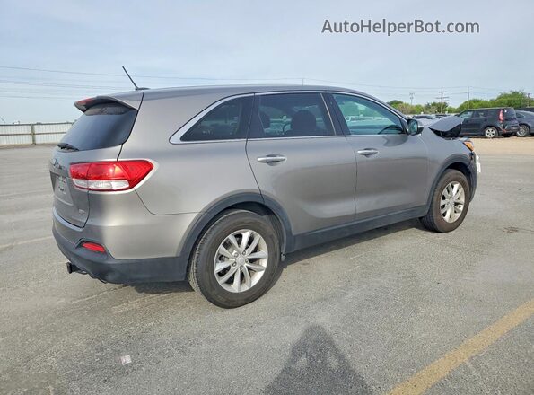 5XYPG4A33JG407199 2018 KIA SORENTO Charcoal Задня права чверть